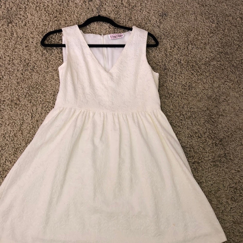 Daisy shoppe off white detailed dress